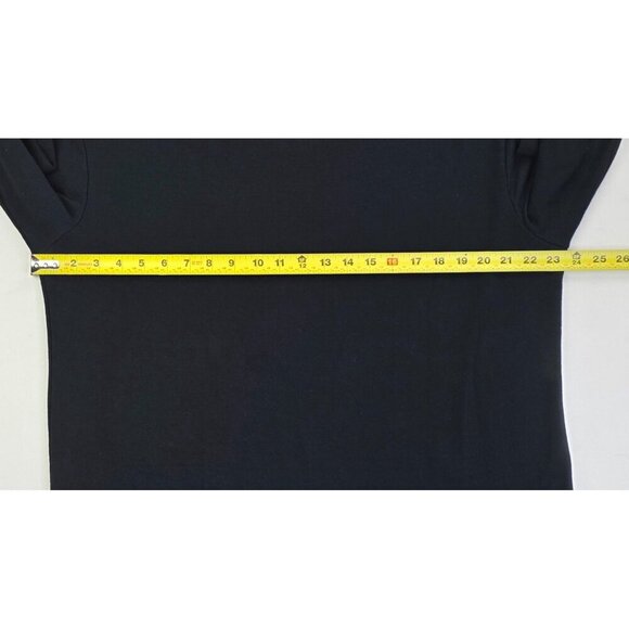 Orvis Size Large Women Black Pullover Logo Tag Long Sleeve Crew Neck Sweater NWT - Picture 2 of 9